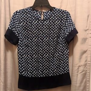 Pattern top(banana republic outlet)